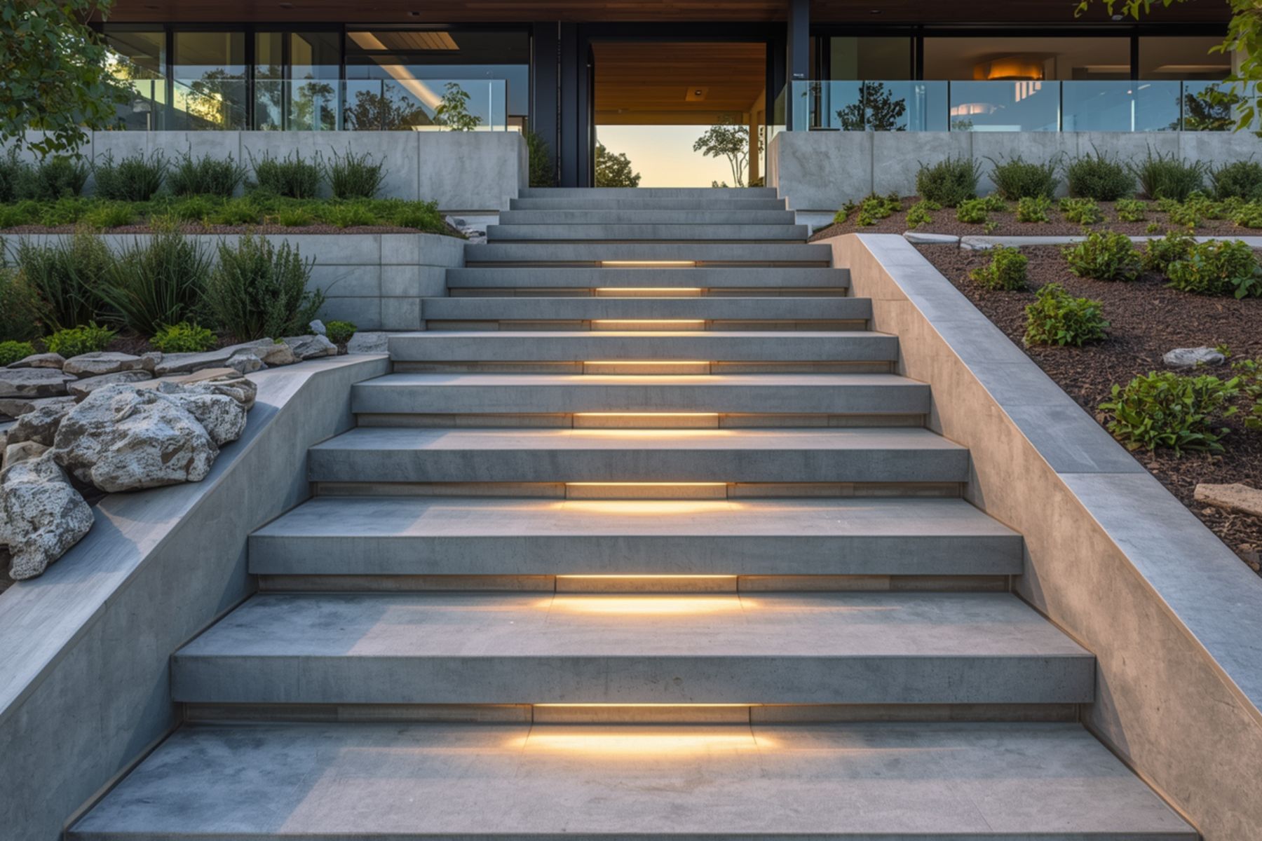 Custom concrete steps builders Adelaide Burnside