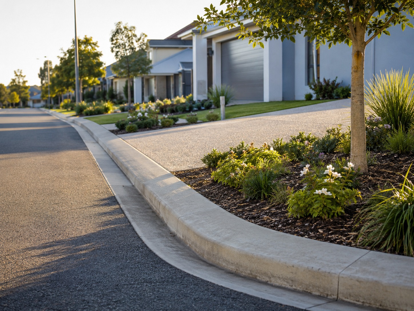 adelaide driveway kerbing