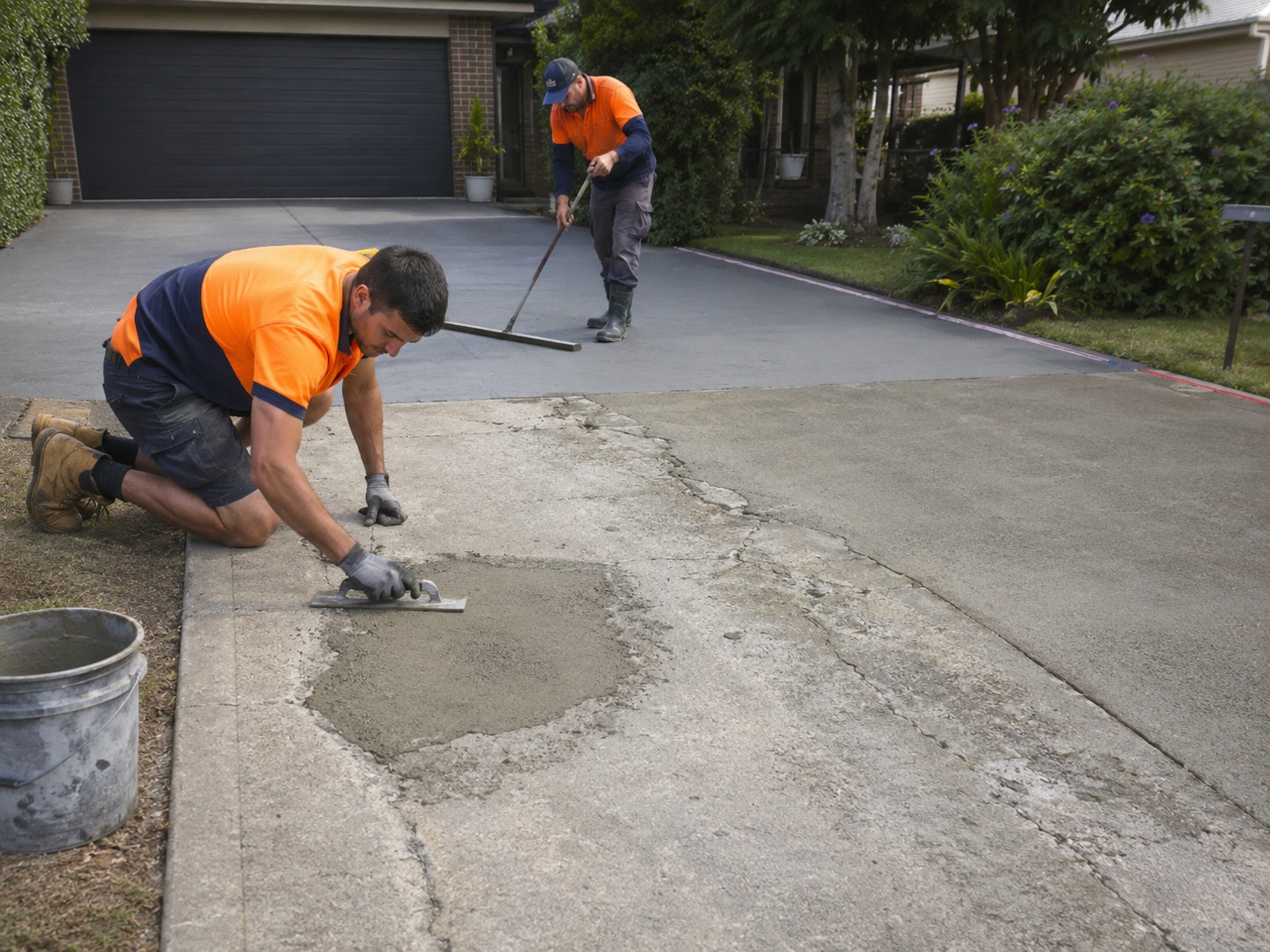 concrete driveway repair in adelaide