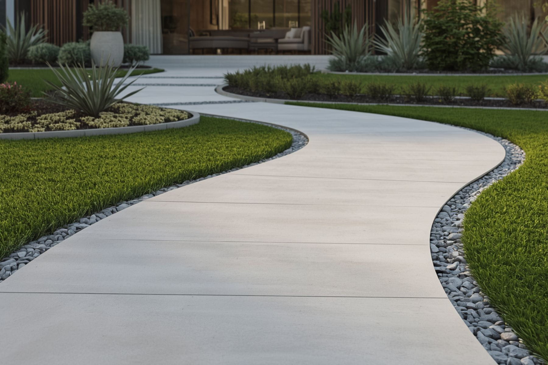 Modern concrete pathway Aldinga Adelaide