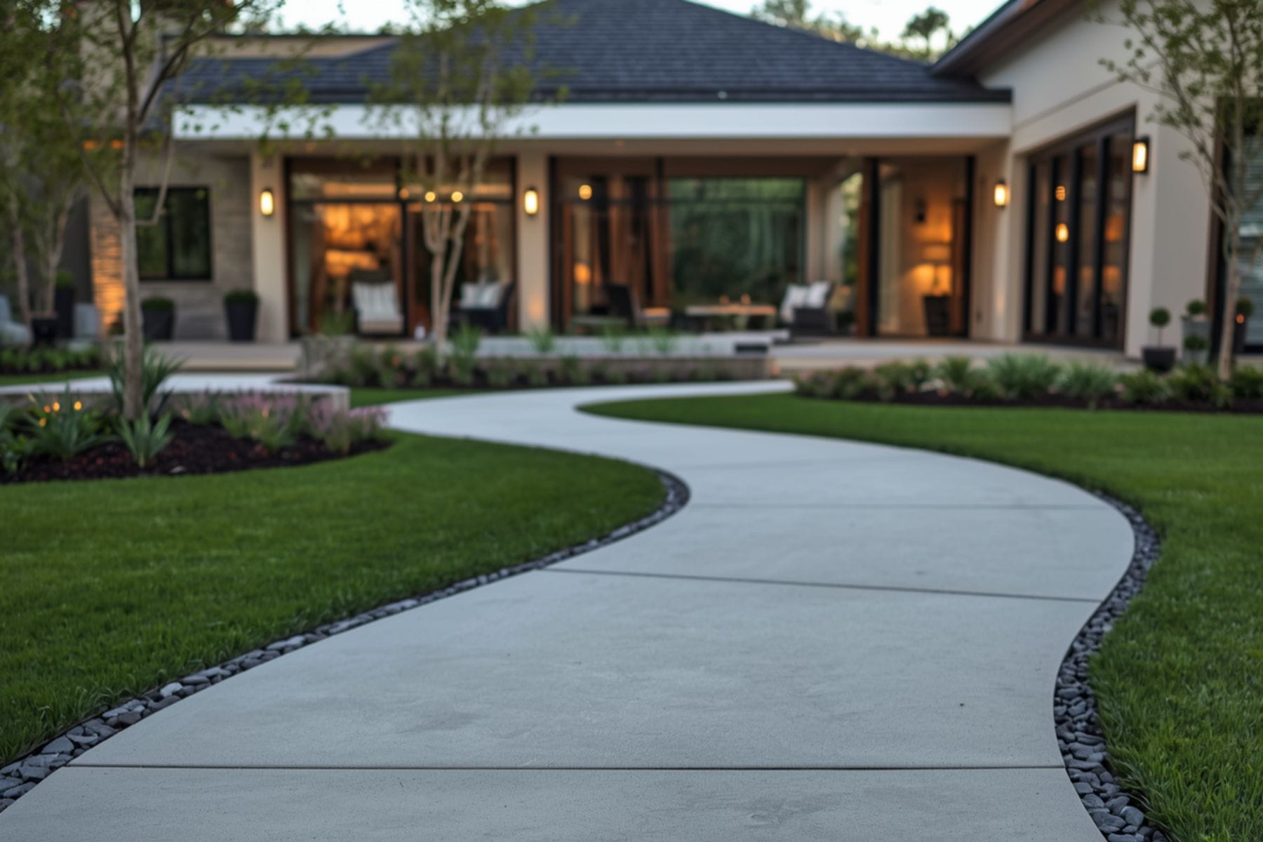 Premium outdoor concrete path Mount Barker Adelaide Hills